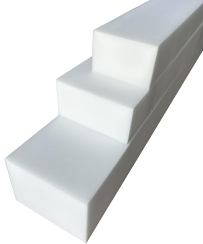 All4All Matratzenverlängerung – Zusatzmatratze - Schaumstoff zuschnitt - Matratzenkeil - Bett Lückenfüller, Matratzenausgleich – Matratzenverbinder - Matratzenverbreiterung - RG25/44-15x15x200cm