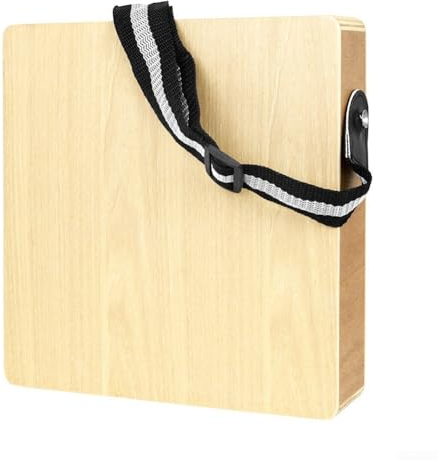 UTTASU Potable Traveling Cajon Box Drum Compact Cajon Box Drum Hochwertige Holz Flat Hand Drum Wooded Percussion Instrument (Cajon)