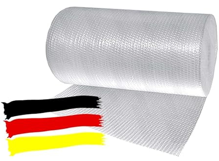 MaKu7 © Rolle 50 cm x 10 m Luftpolsterfolie Noppenfolie Verpackungsmaterial Versandfolie Polsterfolie zum Schutz von empfindlichen Gegenständen 120 µm - Direkt vom Hersteller