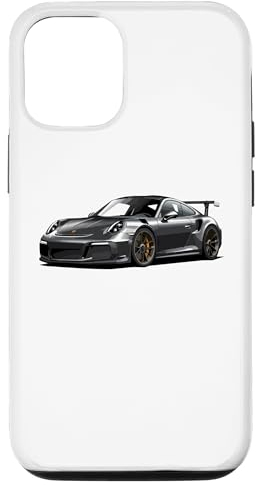 Hülle für iPhone 13 JDM Japan Seitenansicht Schwarz GT3 RS Grafik Japanisches Drift Car