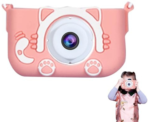 Custodia impermeabile per fotocamera per bambini - Custodia in silicone per fotocamera per bambini, custodia per fotocamera digitale | protezione per fotocamera resistente agli urti a forma di gatto