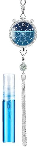 Auto-Lufterfrischer-Behänge,Lufterfrischer-Auto-Behänge, Uhrenförmiger Auto-Parfüm-Lufterfrischer, Auto-Parfüm-Diffusor, Stilvolle Automobil-Ornamente, Auto-Rückspiegel-Anhänger für Fahrzeuge