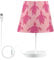 Lampes de table tortue de mer rose avec port USB mignonnes lampes de table pour chambre à coucher, bureau, salon