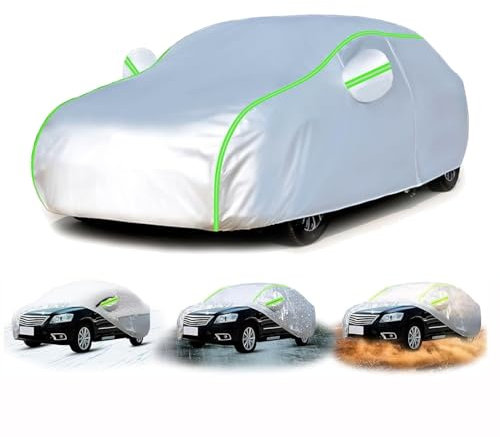 Autoabdeckung für Mercede𝘴-Benz GLC Coupe C253 2020 2016- (473.1 x 189 x 160cm),Maßgeschneiderte Autoabdeckung aus Oxford-Stoff, Regen- und schneefest, staubdicht, UV-beständig, reißfes