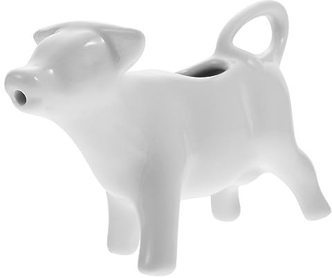 OUNONA Jarra De Leche De Jarra Para Salsa Taza De Leche Forma De Vaca Para Desayunos