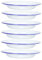 Sosoport Platos Esmaltados Vintage 6 Piezas para Frutas y Ensaladas Material Resistente Diseño Elegante para Camping y Picnics Vajilla Funcional