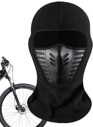 Mppchhn Motorrad Gesichtsmaske - Winddicht Staubdicht Wärmend - Kaltwetter Ski Vollgesichtshaube - für Männer Frauen Outdoor Schneeradfahren Wandern Fahren Pendeln