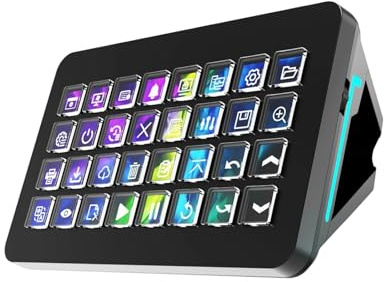 NONGYU Clavier macros programmable avec console de contrôle visuel pour jeu et programmation efficaces des claviers d'édition vidéo