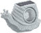 Best Season 477-27 LED-Solarstein Schnecke