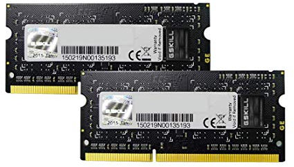 G.Skill Memoria RAM SODIMM para portátil F3-1600C10D-16GSQ 16GB (2x8GB) DDR3-1600MHz