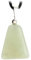 Budawi® Serpentin China Jade Trommelstein Anhänger Kettenanhänger 925 Silber Öse