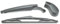 TarosTrade 244-3200-N-82578 Juego De Limpiaparabrisas Y Brazo Trasero 305 Mm Trasero