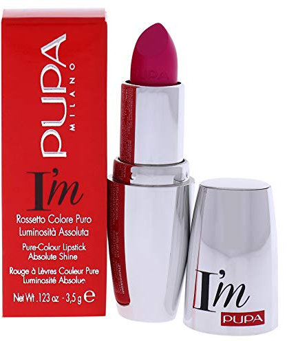 Pupa Milano I Am Pure-Color Rouge à Lèvres 405 Electric Fuchsia pour Femme 0,123 oz 1 Unité