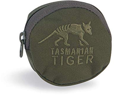 Tasmanian Tiger TT Dip Pouch Case Schutzhülle für Tabakdose, Reinigungszubehör,Snus-Dosen, Kopfhörer Rucksack Zusatz-Tasche Molle System (Oliv)