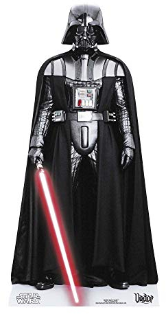 STAR CUTOUTS Star Wars SC905 Mini découpe en carton Motif Dark Vador Multicolore Hauteur 96 cm