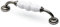 FITTINGSCO Winchester Fixed D Handle 128mm Centres Pewter/White Crackle