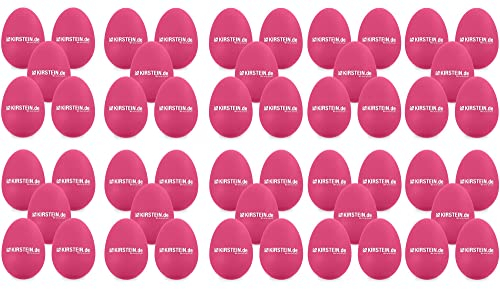 Set de 100 Kirstein ES-10P Egg Shaker rosa, peso medio ligero