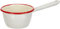Ibili 909210 Casserole avec Bec Verseur, Acier, Blanc/Rouge, 10 cm, 26 x 12 x 7 cm