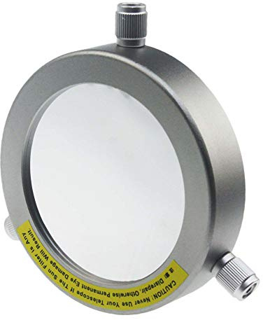 Astromania Deluxe Filter 100mm Adjustable Metal Cap for Telescope Tubes with Outer Diameter from 70mm to 92mm Aperture 75mm
