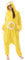 Katara 1744 - Glücksbärchi Onesie Kleeblatt-Kostüm, Sonnenschein-Bärchi, Party, Karnevals-Kostüm, Verkleidung zum Fasching, Schlafanzug, Hausanzug, Jogginganzug, Cosplay, Tierkostüm Gelb