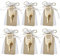 Awtlife Lot de 30 décapsuleurs en forme de clé de bière rustique vintage avec carte et sac transparent pour bière, fête de mariage