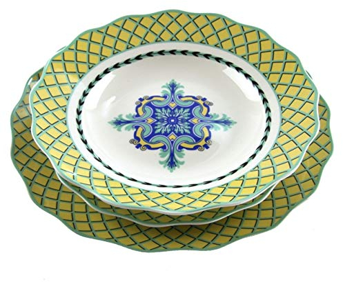 Royal Family SERVIZIO 18 PIATTI CAPRI FINE PORCELAIN