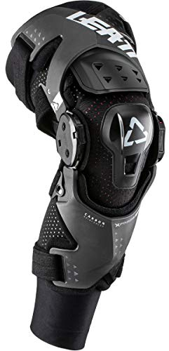 Leatt Rodillera X-Frame Hybrid PAR M X, Unisex Adulto, Black