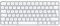 Apple Magic Keyboard: Bluetooth, wiederaufladbar. Kompatibel mit Mac, iPad oder iPhone; Französisch, Silber