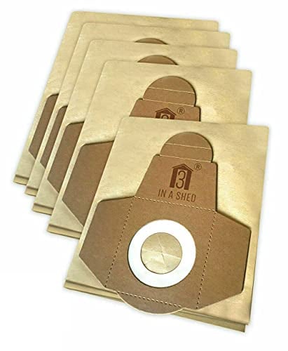 VACUUM CLEANER BAGS FOR GUILD 16L GWD16 WET & DRY HOOVER VACUUM Pk5
