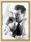 Artery8 JFK John F Kennedy Smoking Cigar US President Picture A4 Artwork Framed Wall Art Print Rauchen Präsident Bild Mauer
