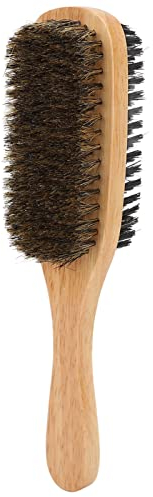 Harte und Weiche Haarbürsten, Bartstylingbürsten für Männer, Doppelseitige Bürsten für Männer, Haarpeeling mit Naturholzgriff und Rasierkamm für Den Salon zu Hause