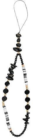 scicent Beaded Phone Charm Wrist Strap Key Chain 7112