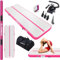 DOBESTS Air Tumbling Matte Aufblasbar 10/20cm Höhe, Gymnastikmatte Größe 2m/3m/4m/5m/6m Turnmatte Trainingsmatte mit elektrischer Luftpumpe Fitnessmatte (Pink, 4m)