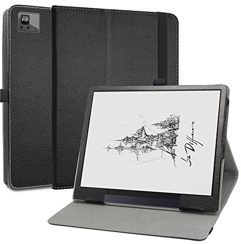MAMA MOUTH Kompatibel mit BOOX Tab Ultra Hülle,Schutzhülle mit Hochwertiges PU Leder Tasche Case für 10.3 BOOX Tab Ultra ePaper/BOOX Tab Ultra C Tablet,Schwarz