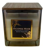 Incense Noir Scented Candle with Wooden Lid