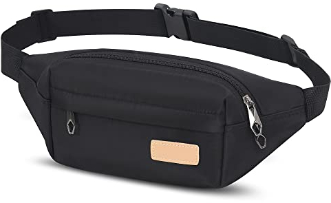 wasserdichte Bauchtasche Damen Herren Verschleißfest Gürteltasche Multifunktionale Hüfttasche mit Reißverschluss Geeignet für Reise Wanderung und Alle Outdoor