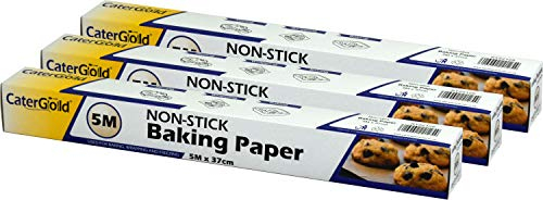 Baking Parchment Paper Kitchen Baking Paper Premium Quality Roll Heavy Duty Non Stick Roll for Baking Cooking Freezing for Oven Kitchen Air Fryer Freezer Pastry (Pack of 3)