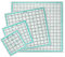 MANUFORE Lot de Règle Patchwork Carrée 4 Pièces (32cm/ 24cm/ 16cm/12cm) Règle Métrique de Couture transparente en Acrylique Outil De Quilting Antidérapant DIY