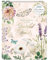 Punch Studio Nature's Grace Butterfly Garden, Softcover, geführter Planer, Goldfolie, 192 farbige Seiten (59257)
