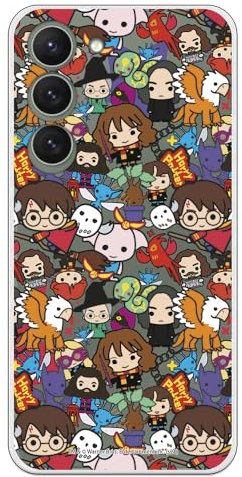 Personalaizer Flexible Hülle kompatibel für Smartphone Samsung S24 Plus mit den Charms von Harry Potter