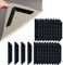 PBUSPU 24 PCS Antiscivolo per Tappeti, Adesivo Antiscivolo Sottotappeto per Tappeti, Riutilizzabili Antiscivolo Tappeto,per Tappeti per Pavimenti in Fissare Il Tappeto Nero