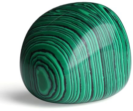 GUJOXILA Mutstein zur Einschulung Malachit Geschenk für das Schulkind Kleinigkeiten für die Schultüt Schulanfang Kristalle Edelsteine Schutzstein für Stress Relief