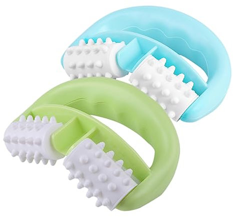 BCOATH 2stücke Teiliges Beinmassage-roller Tiefengewebe-massage Muskelentspannung Und Durchblutungsförderung Handliche Faszienrolle Für Zellulitisabbau Und Schmerzlinderung Tragbares Mass