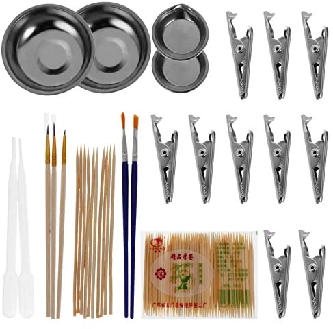 VILLCASE 2sets Hand Model Coloring Set Craft Paint Tools for Models Craft Coloring Set and Making Accessories for Painting Use