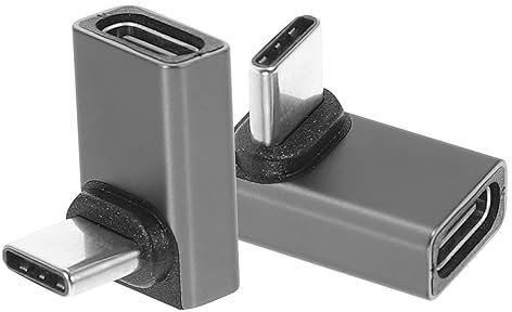 SHINEOFI 2 Angle Usb c Adapter Type c to Usb Adapter for Monitor Laptop Pc 90 Degree