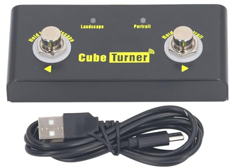 Bluetooth Wireless Page Turner Pedal wiederaufladbare Hände er Musiklie -Controller für Banddarstellungen Outdoor -Aktivitäten Metal gebaut 10 m Reichweite