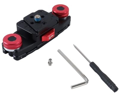 DUZEPA Black Camera Waist Belt Clip Quick Release Plate Mount Anti-Shake Fast Switch Tool for SLR Gimbal Shoulder Strap Tripod Clamp