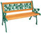 Special-trends Rosen Parkbank - Hartholz + Gusseisen