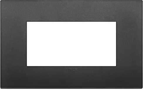 Vimar Placca Classic 4 m, Nero
