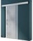 Mai & Mai Porte Coulissante Satinée en Verre de Sécurité ESG de 8mm LxH:90x205cm Poignée de Barre avec Système Softclose Ama TS14-900SC Distance au Mur de 15mm